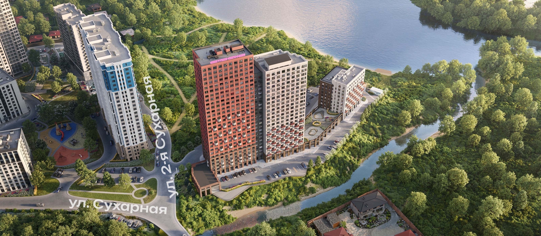 Рендер генплана