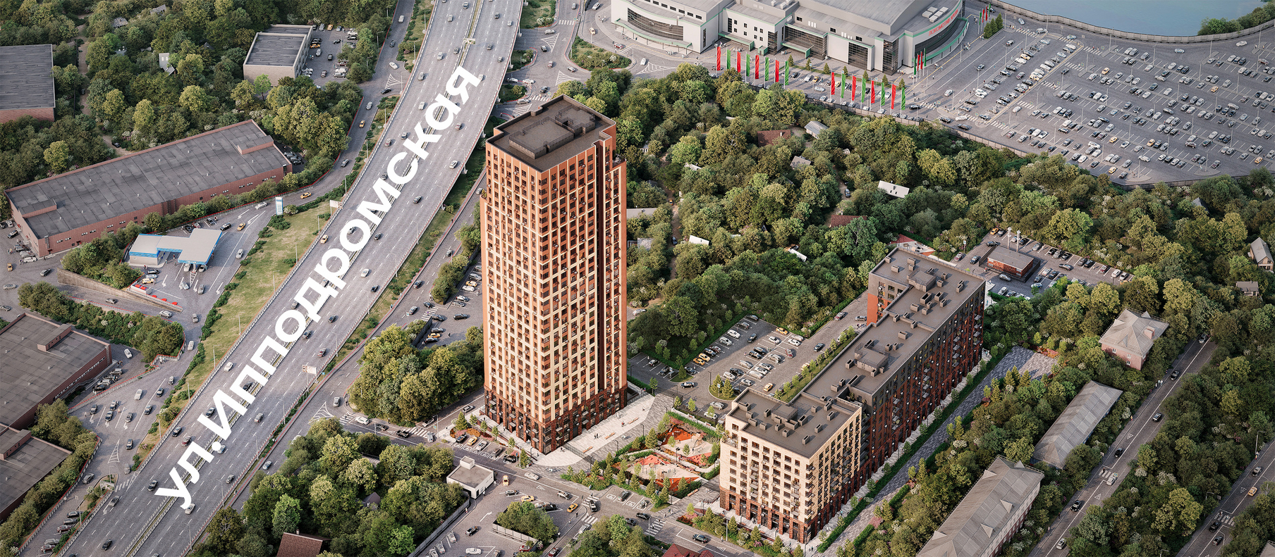 Рендер генплана