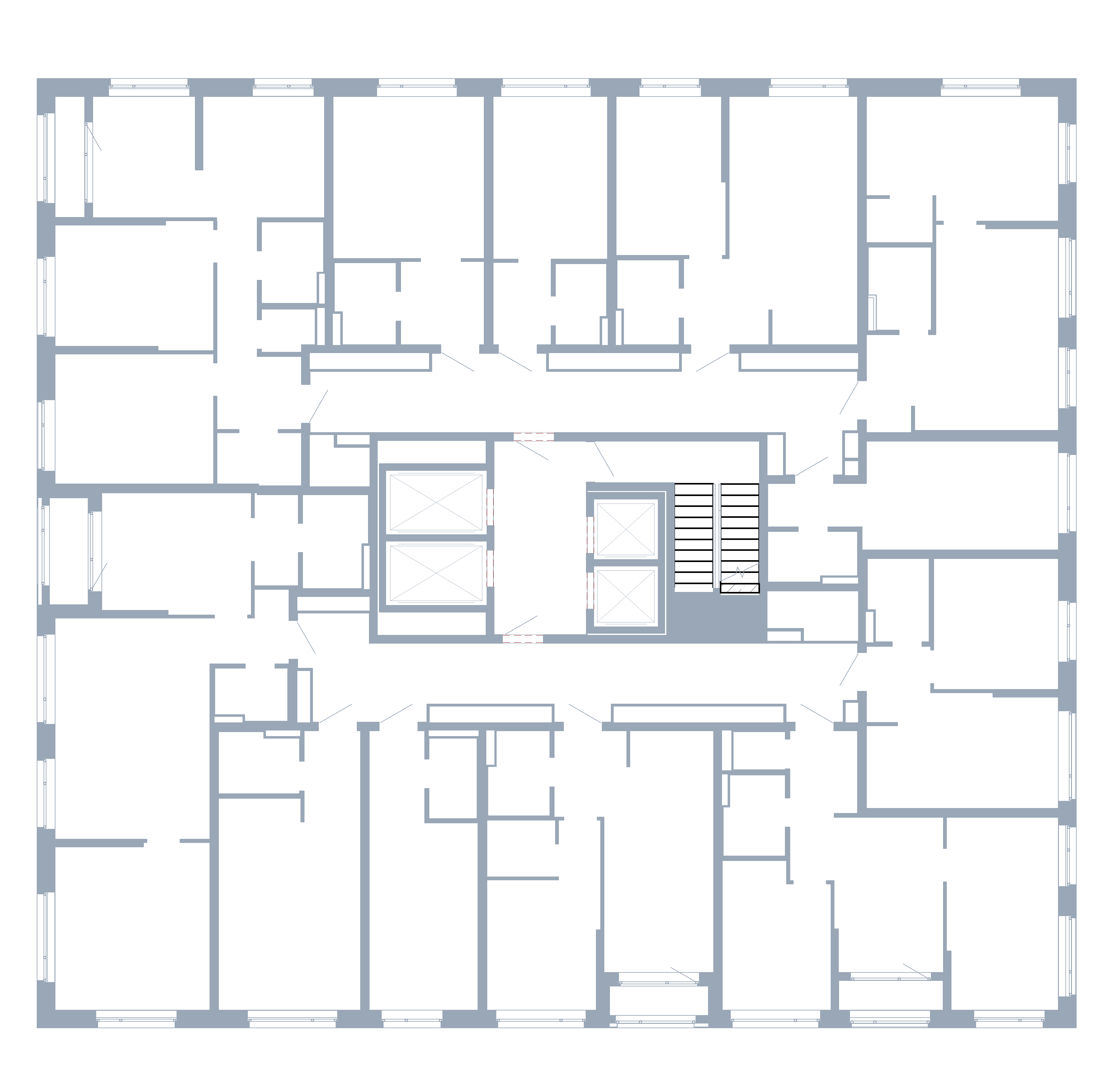 Изображение планировки СП-ГП1.3Е.17.7.Л на этаже