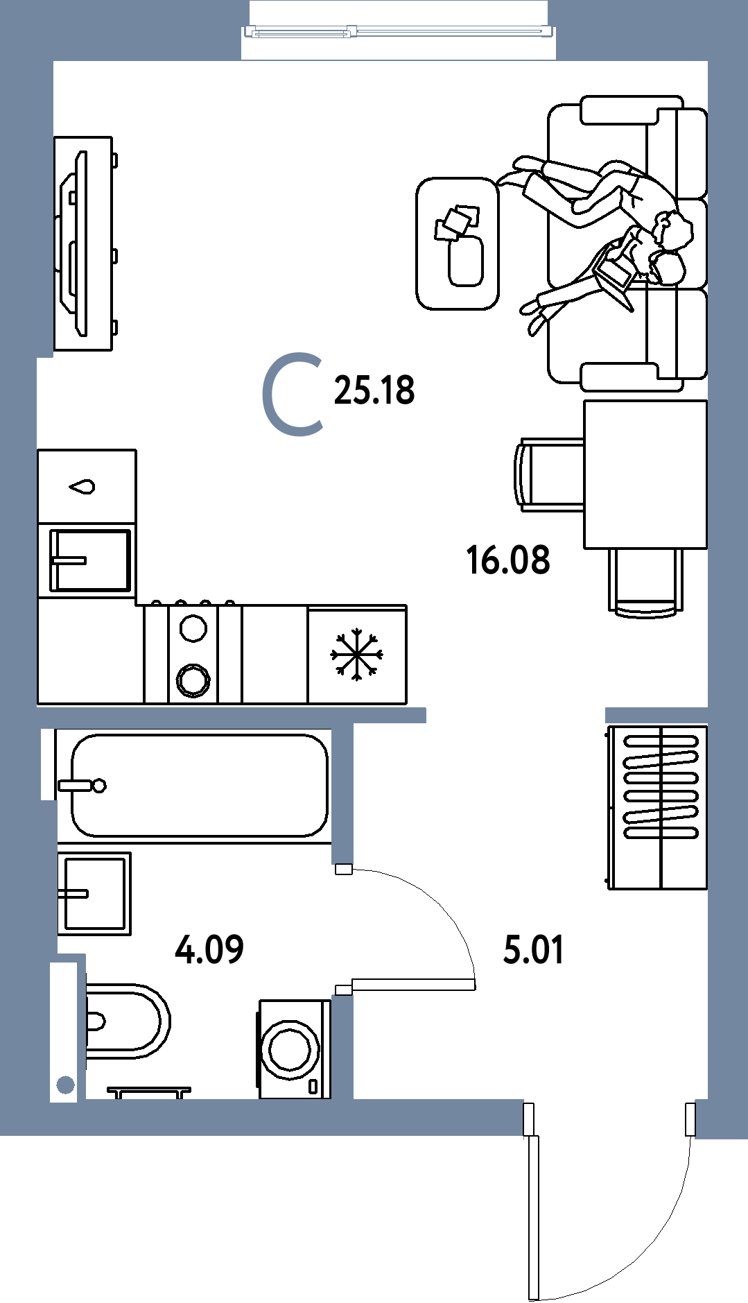 Дом Перов ГП-1 в проекте Страна.Парковая — этаж 4, дом Дом Перов ГП-1