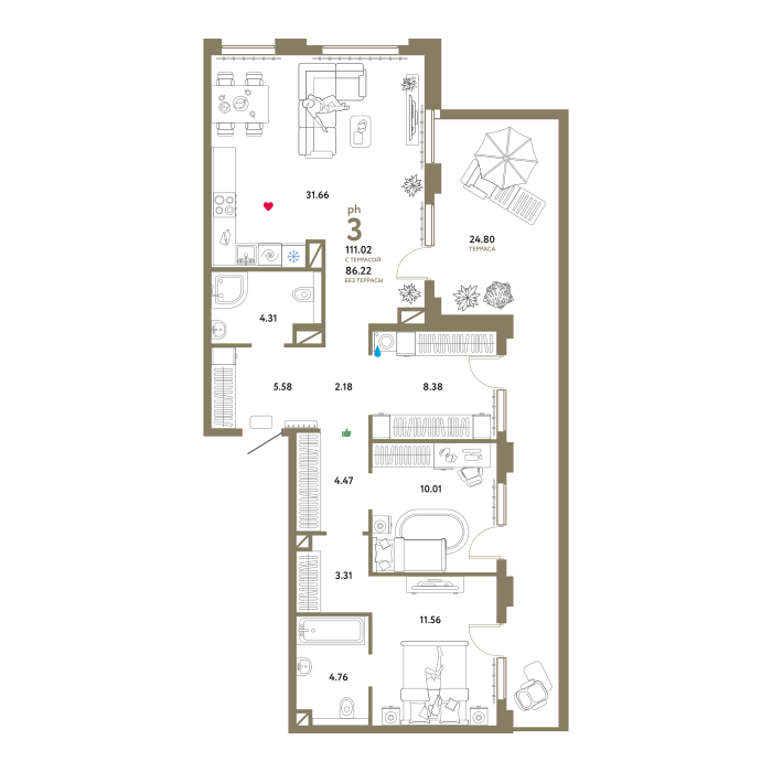 Изображение планировки