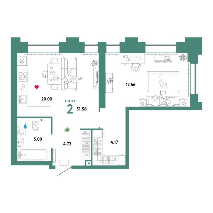 Изображение планировки Ю.Е2.8.1