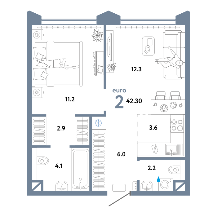 Изображение планировки О.Е2.12.3