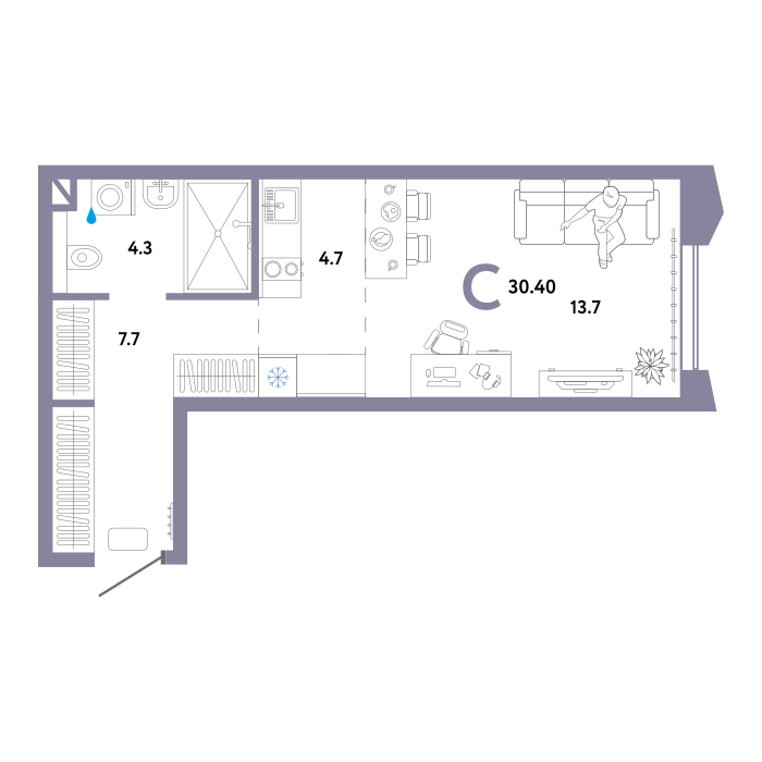 Изображение планировки О.С.2.1