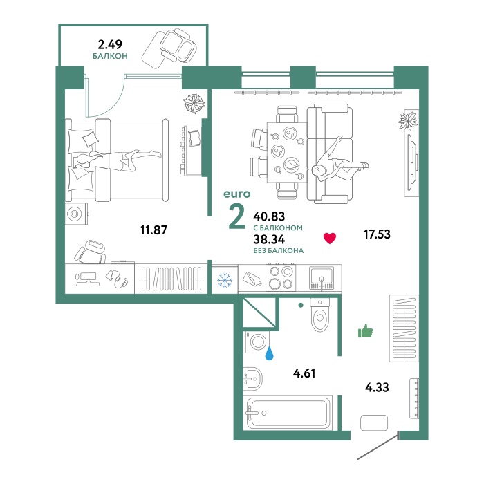 Изображение планировки