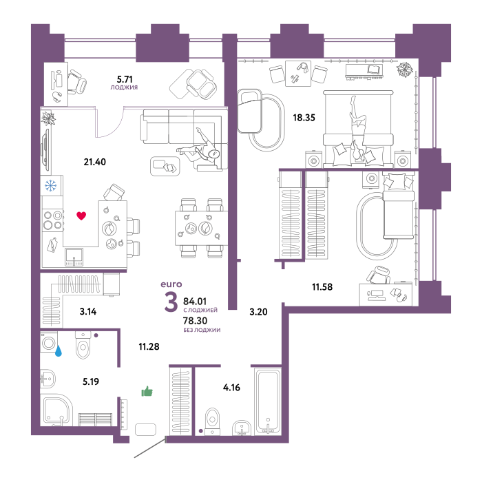 Изображение планировки