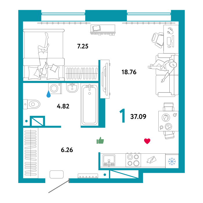 Изображение планировки