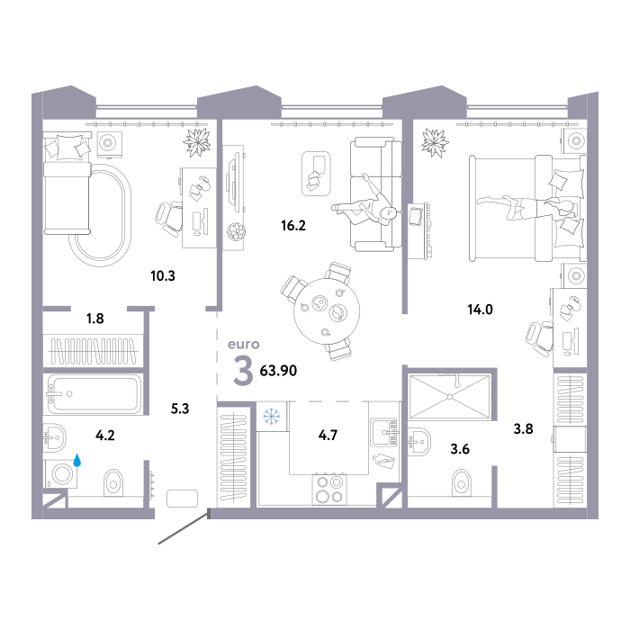 Изображение планировки