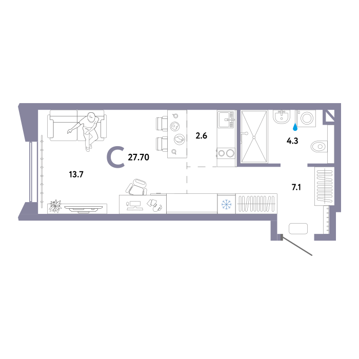 Изображение планировки О.С.1.7