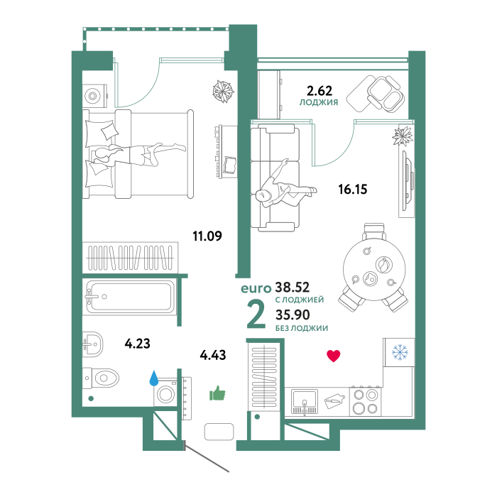 Изображение планировки