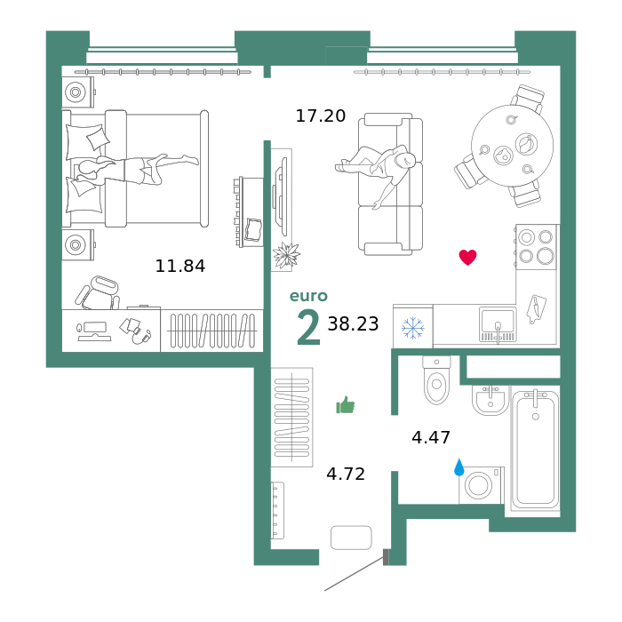 Изображение планировки