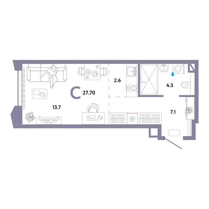 Изображение планировки О.С.1.7