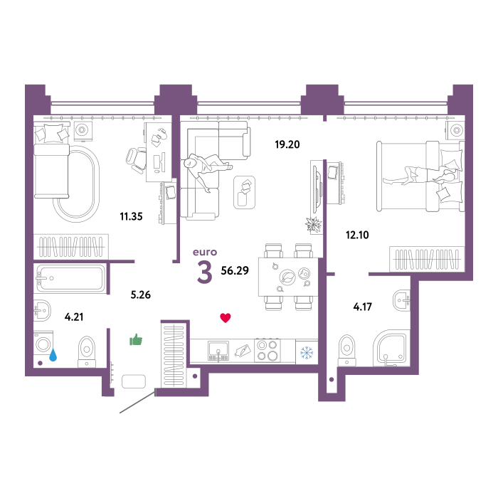 Изображение планировки