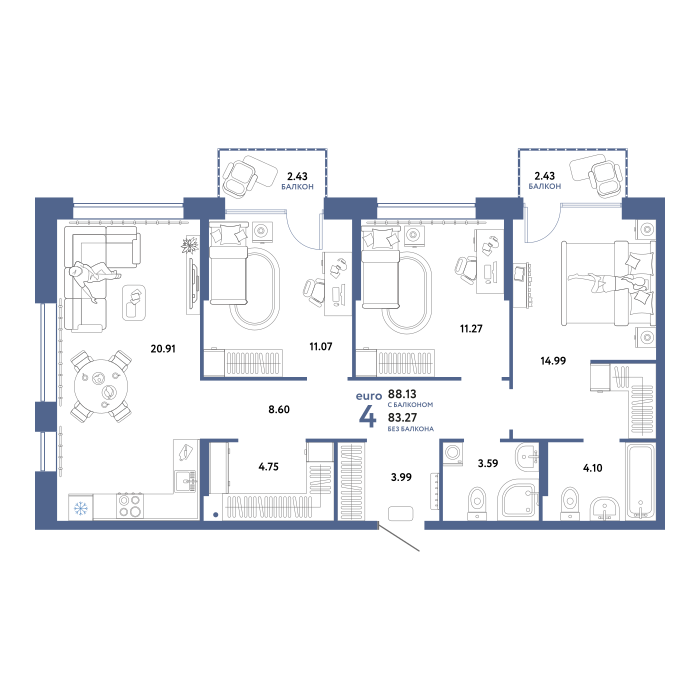 Изображение планировки